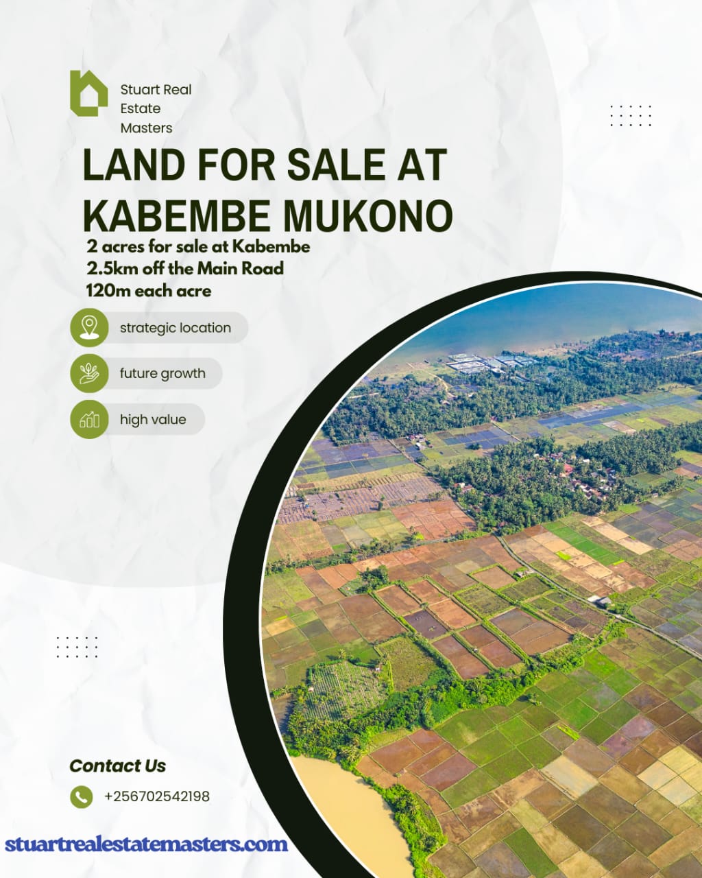 Land for Sale at Kabembe Mukono